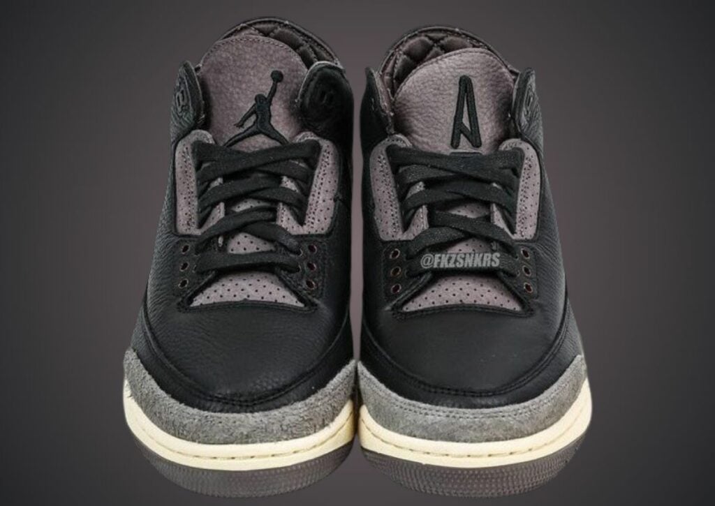 A Ma Maniere Air Jordan 3 Black Flat Pewter Violet Ore FZ4811-001