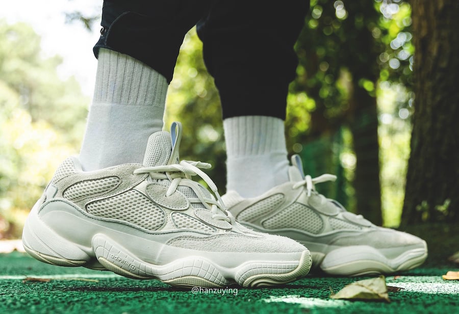 How the adidas Yeezy 500 ‘Bone White’ Looks On Feet