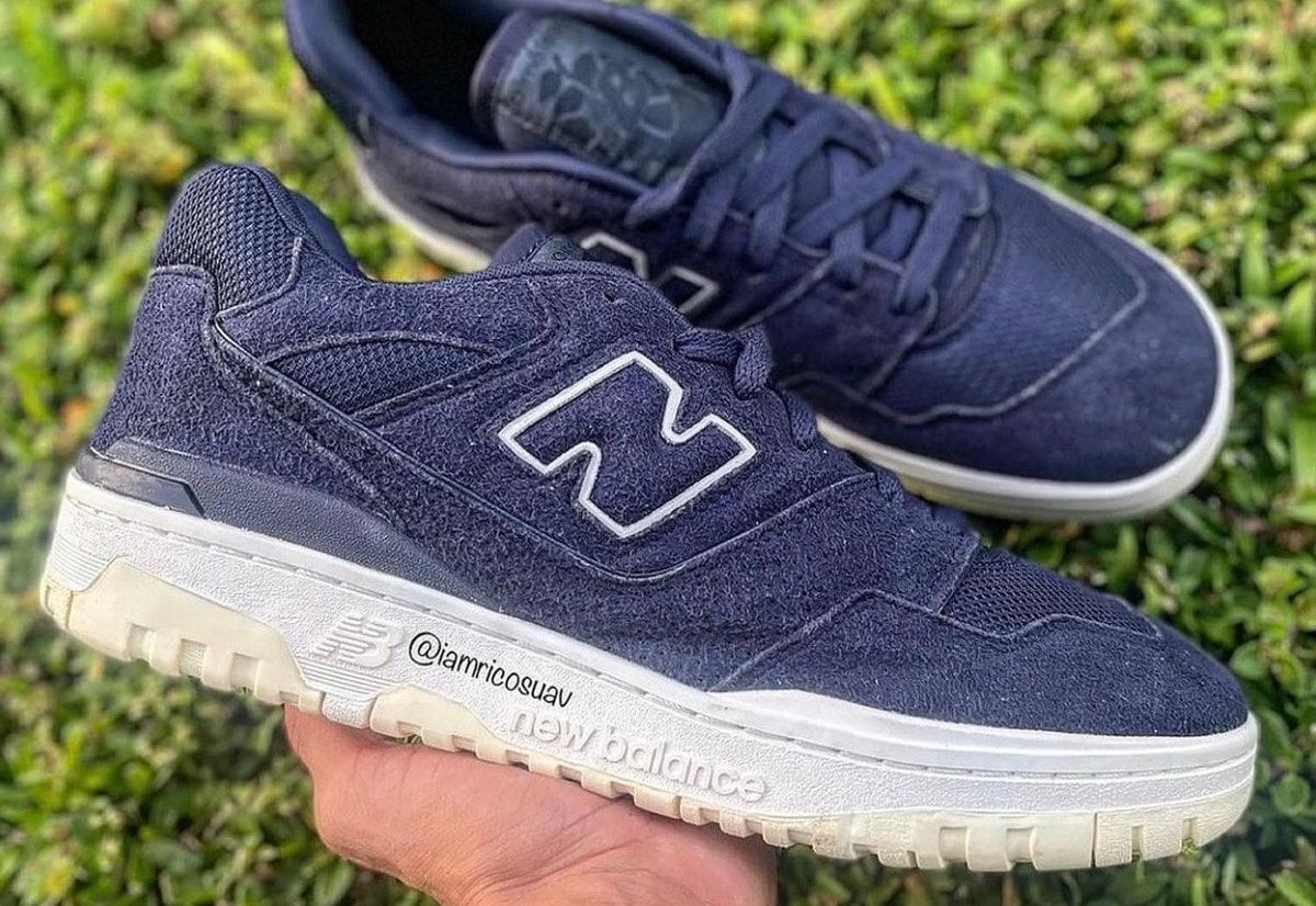 First Look: Aimé Leon Dore x New Balance 550 ‘Navy Suede’