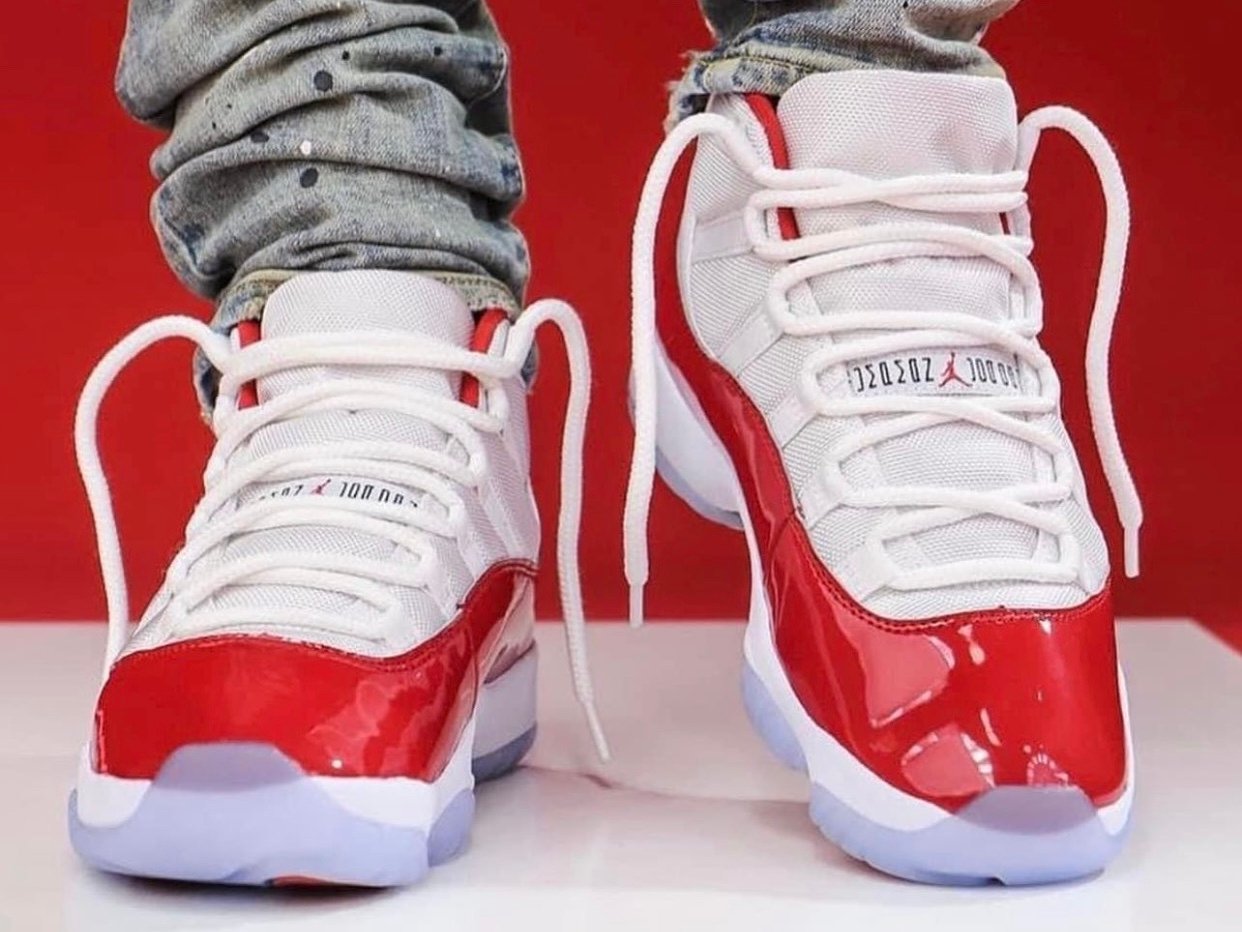 New On-Feet Photos of the Air Jordan 11 ‘Cherry’