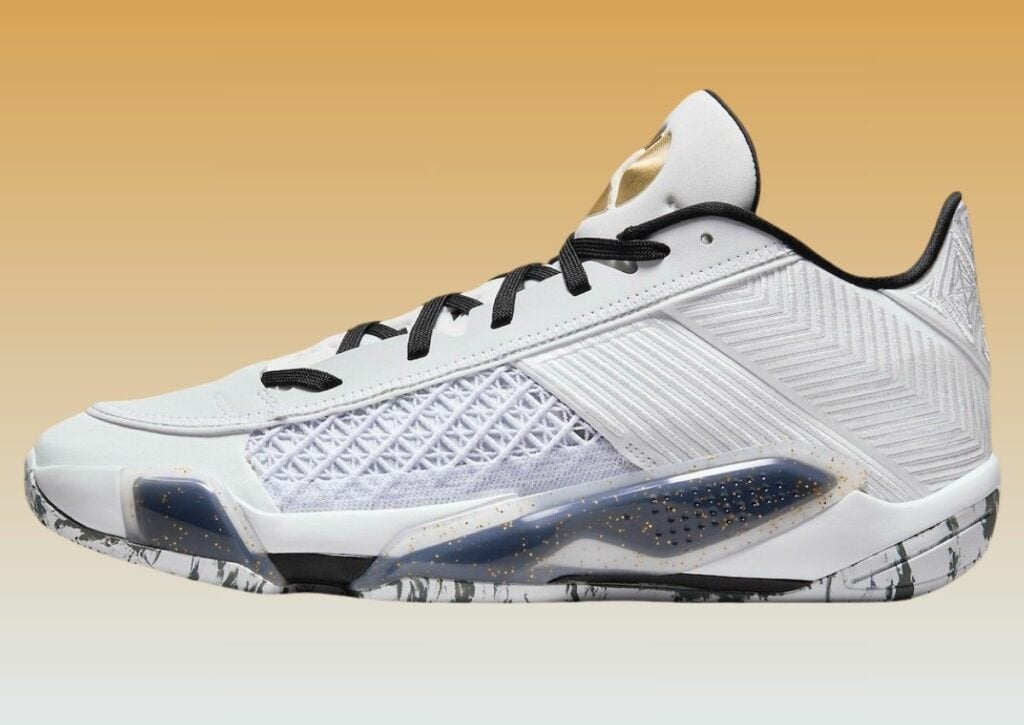 Air Jordan 38 Low White Metallic Gold FD2326-107