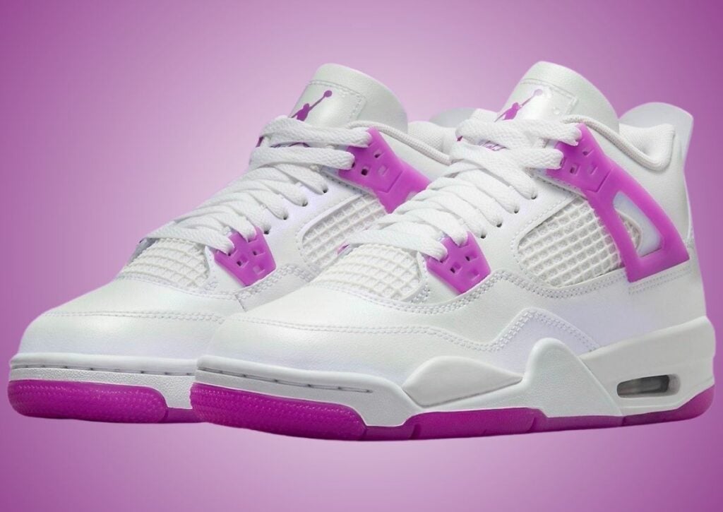 Air Jordan 4 GS White Hyper Violet FQ1314-151