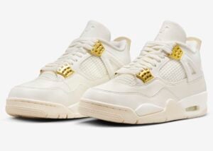 Air Jordan 4 WMNS “Metallic Gold” Releases March 2024