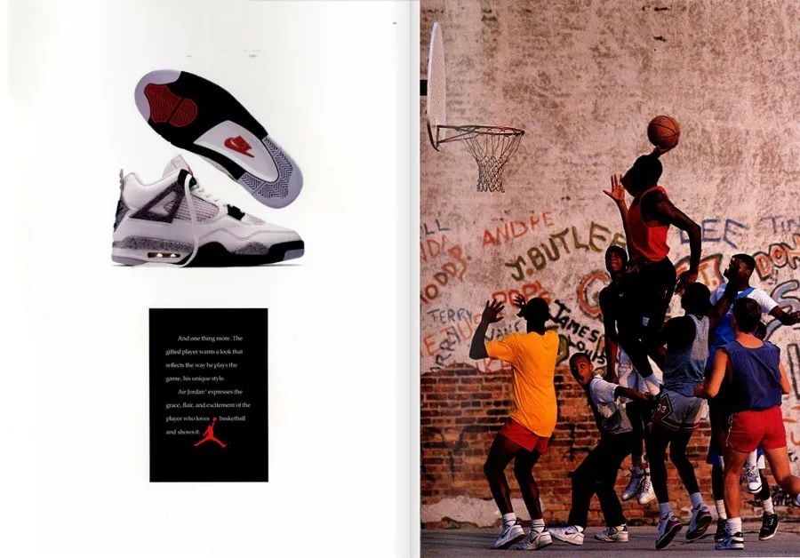 Air Jordan 4 White Cement 1989 Catalog