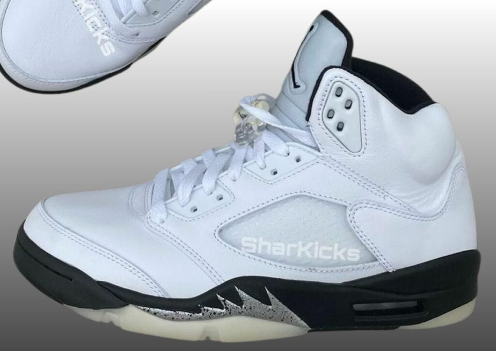 Air Jordan 5 White Black Metallic Silver DD0587-110