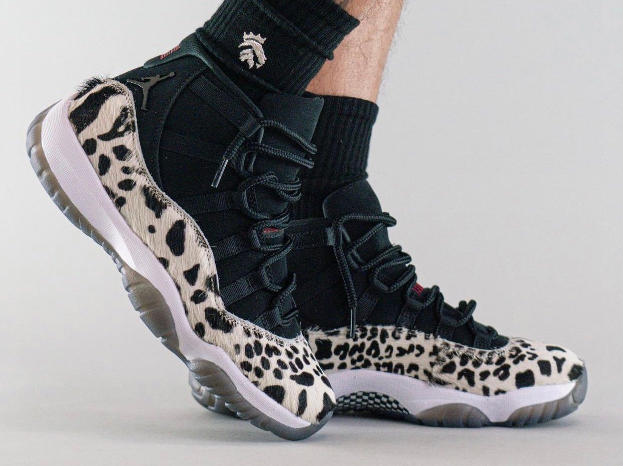 How the Air Jordan 11 ‘Animal Instinct’ Looks On-Feet