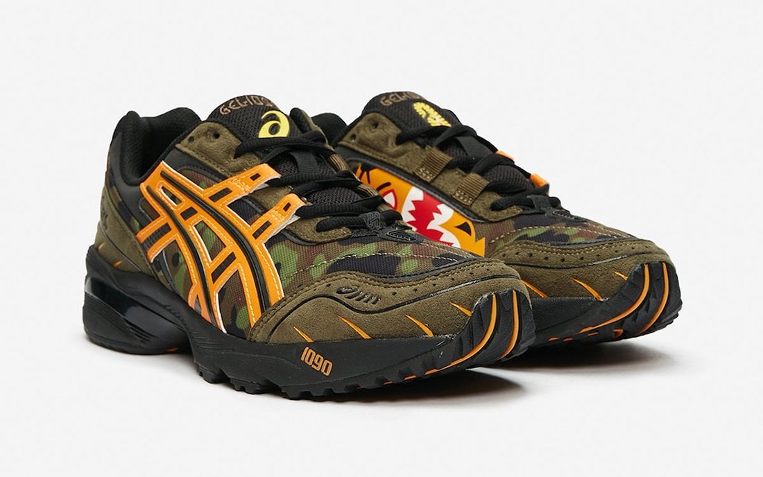 First Look at the BAPE x Asics Gel-1090 ‘Camo’