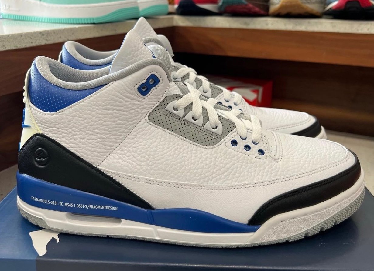 A Closer Look at the Fragment x Air Jordan 3 Sample