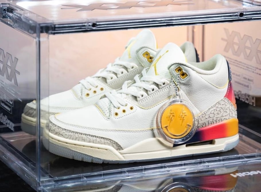 Detailed Look at the J Balvin x Air Jordan 3 ‘Medellín Sunset’