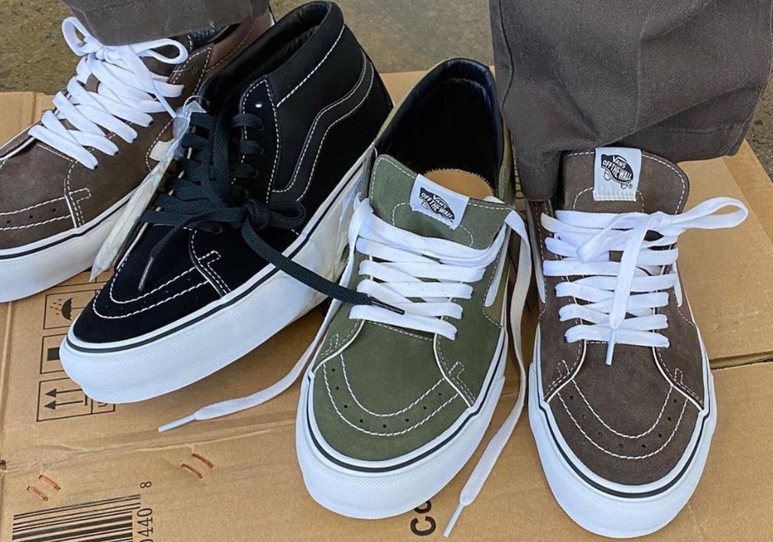 JJJJound Previews Vans Vault SK8-Mid Collaboration