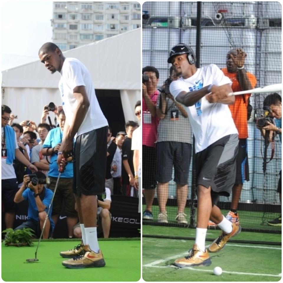 Kevin Durant in the Nike Zoom KD IV ‘Gold Medal’