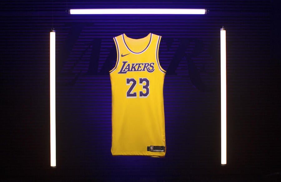 The LeBron James Lakers Jersey is Available Now for Pre-Order