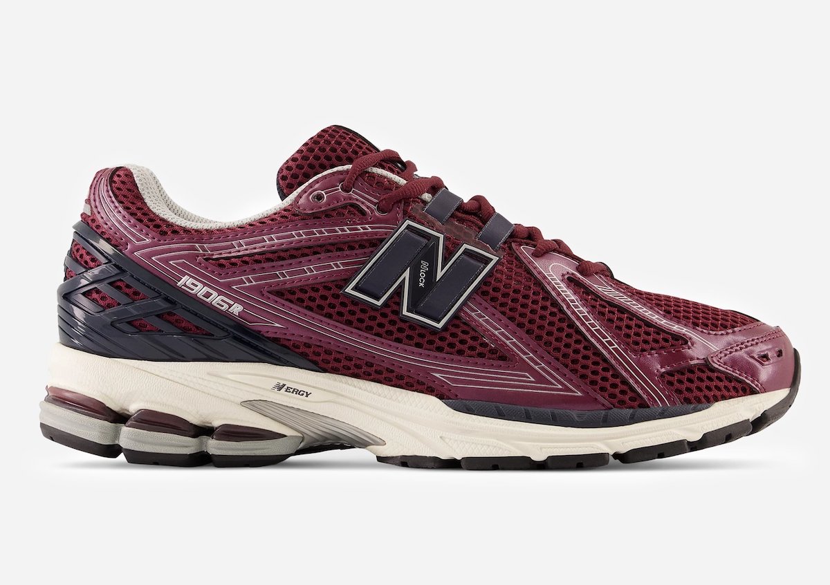 New Balance 1906R Highlighted in Burgundy