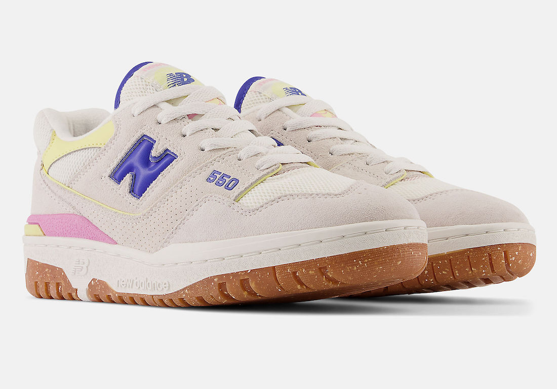 New Balance 550 Available in Sea Salt and Marine Blue