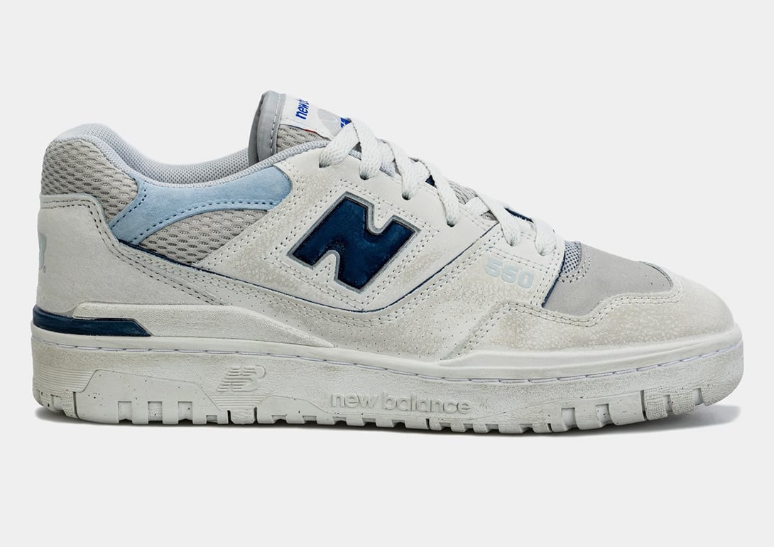 New Balance 550 Releasing with Worn and Aged Detailing