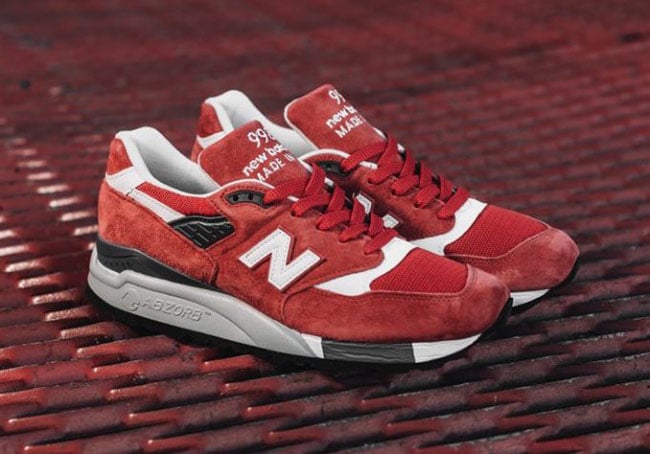 New Balance 998 Made in USA ‘Red Suede’