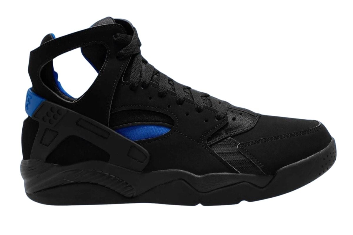 Nike Air Flight Huarache Black Lyon Blue FD0188-002 Release Date Info