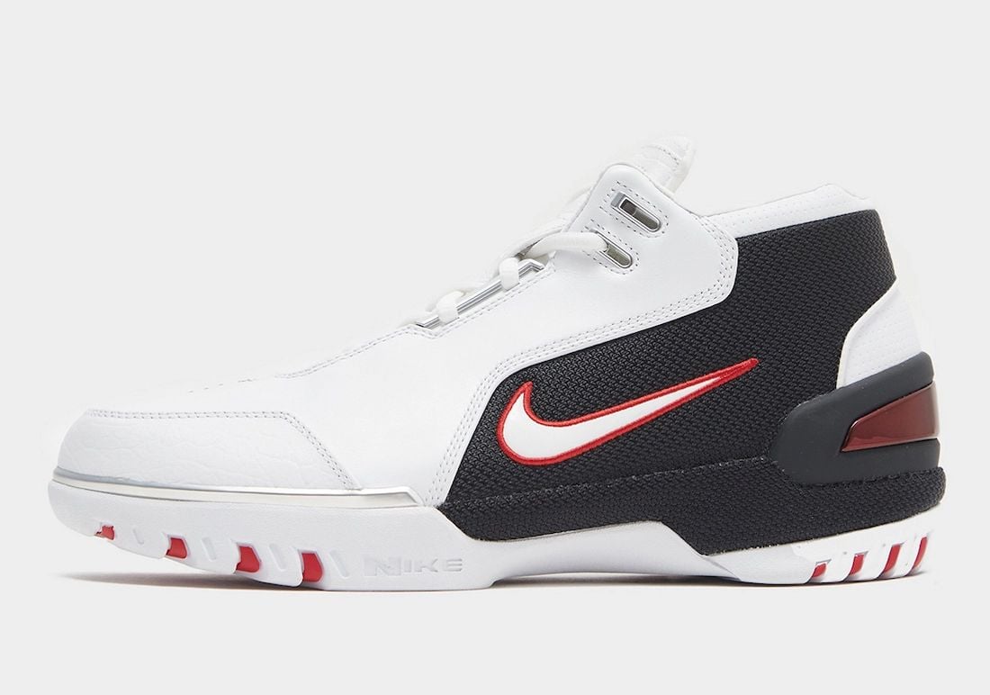 Nike Air Zoom Generation Debut White Black Varsity Red DV7219-100 Release Date Info