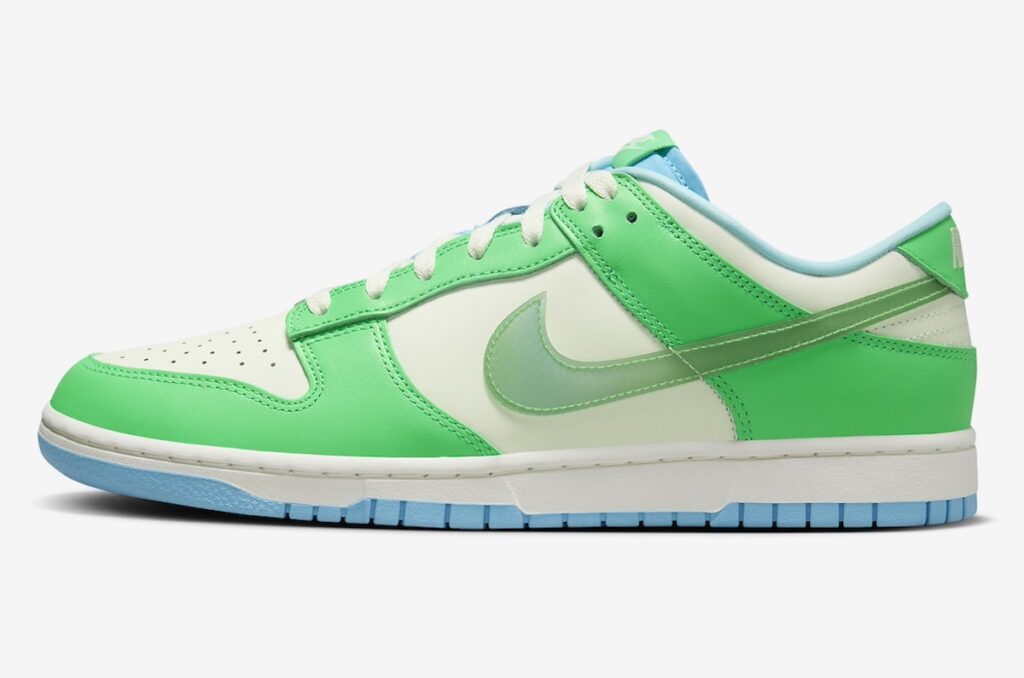 Nike Dunk Low Green Shock Aquarius Blue