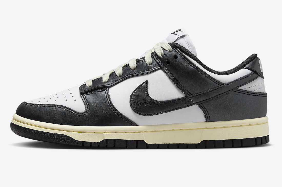 Nike Dunk Low Vintage Panda FQ8899-100 Release Date