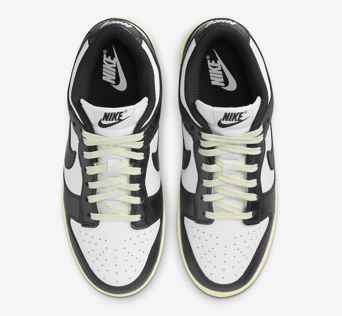 Nike Dunk Low Vintage Panda FQ8899-100 Release Date