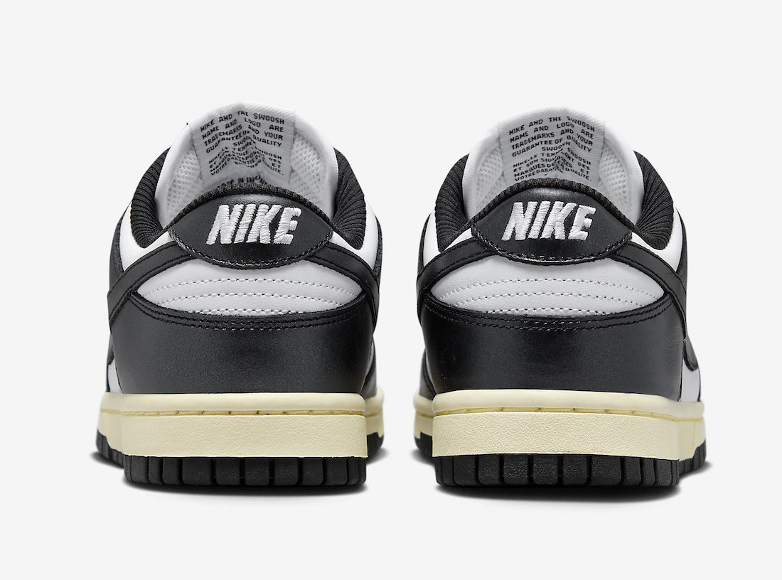 Nike Dunk Low Vintage Panda FQ8899-100 Release Date