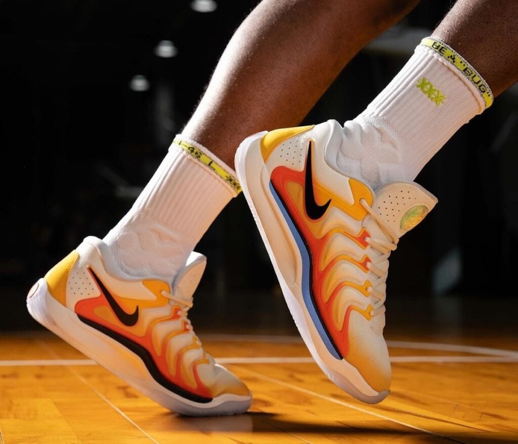 Nike KD 17 Sunrise On-Feet FJ9487-700