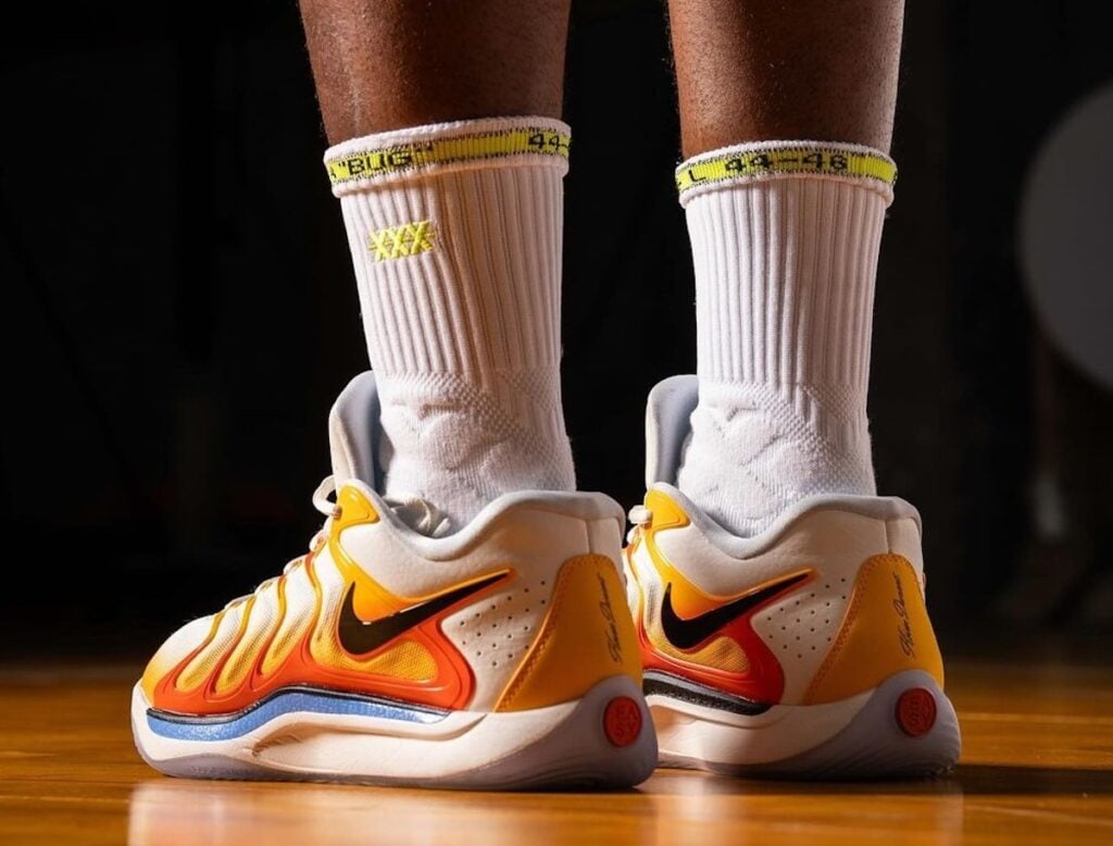 Nike KD 17 Sunrise On-Feet FJ9487-700