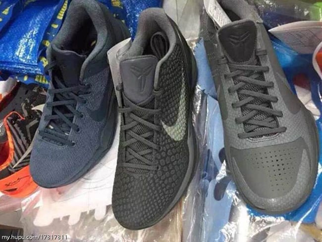 First Look: Nike Kobe 5, Kobe 6 & Kobe 7 ‘Fade to Black’