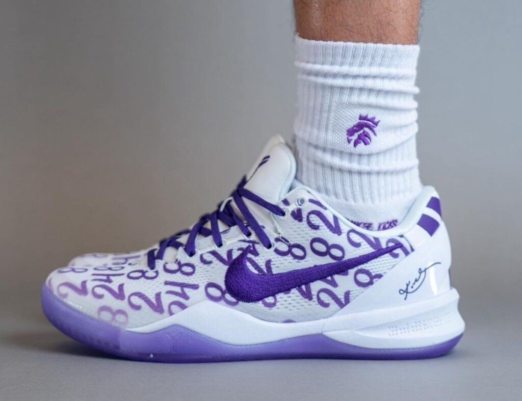 Nike Kobe 8 Protro Court Purple On-Feet