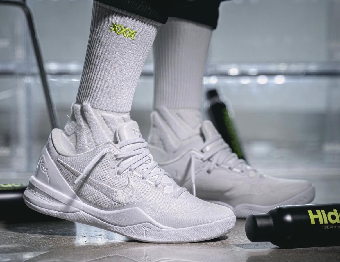 Nike Kobe 8 Protro Triple White FJ9364-100 Release Date