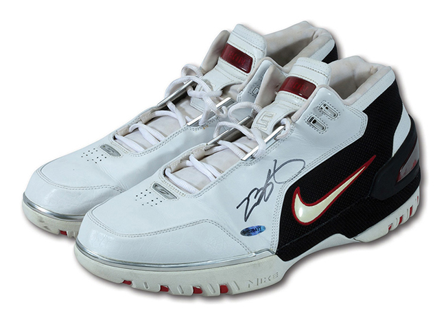 Game Worn Nike Air Zoom Generation by LeBron James Available at Auction