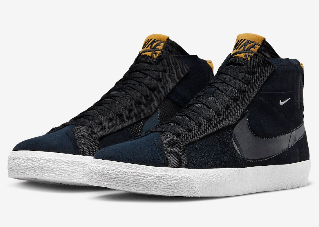 Nike SB Blazer Mid Releasing in Black and Wheat