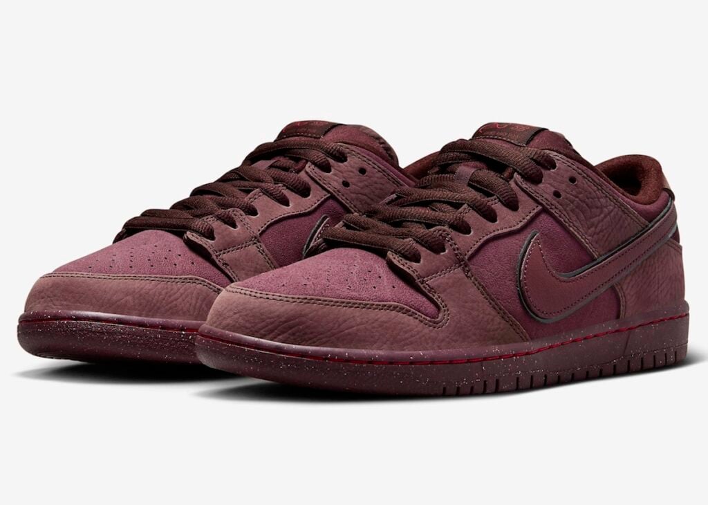 Nike SB Dunk Low City of Love Burgundy Crush FN0619-600