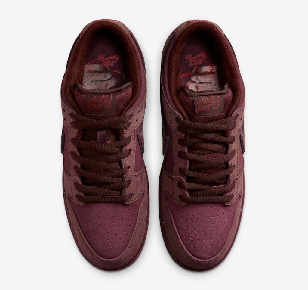 Nike SB Dunk Low City of Love Burgundy Crush FN0619-600