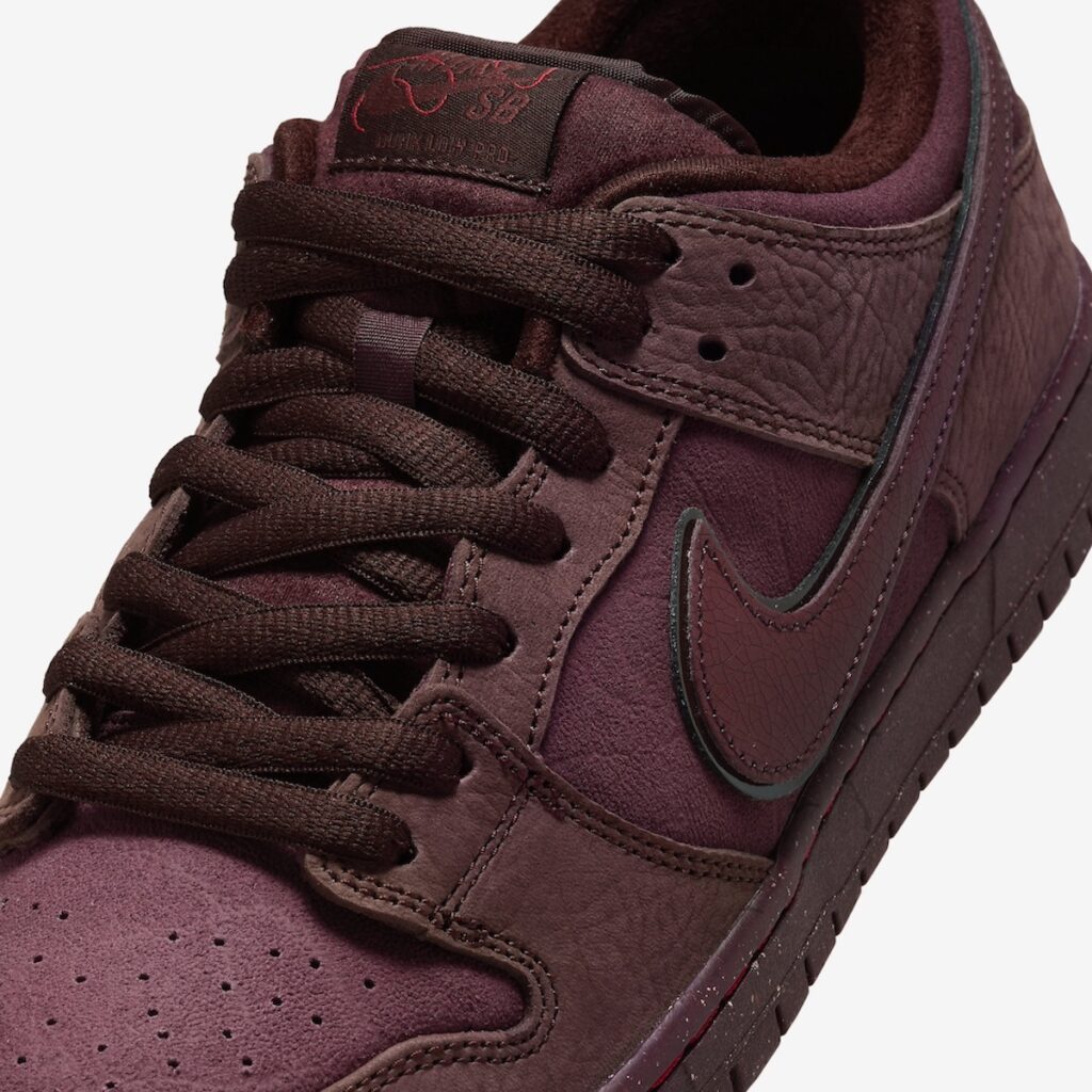 Nike SB Dunk Low City of Love Burgundy Crush FN0619-600