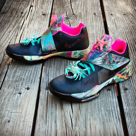 Nike Zoom KD IV “Summer Sunset” Customs by Gourmet Kickz