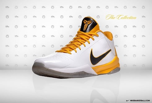 Nike Zoom Kobe V – Kobe Bryant “Home” PE