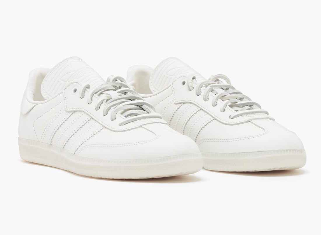 Pharrell x adidas Samba Humanrace ‘Cloud White’ Debuts in August