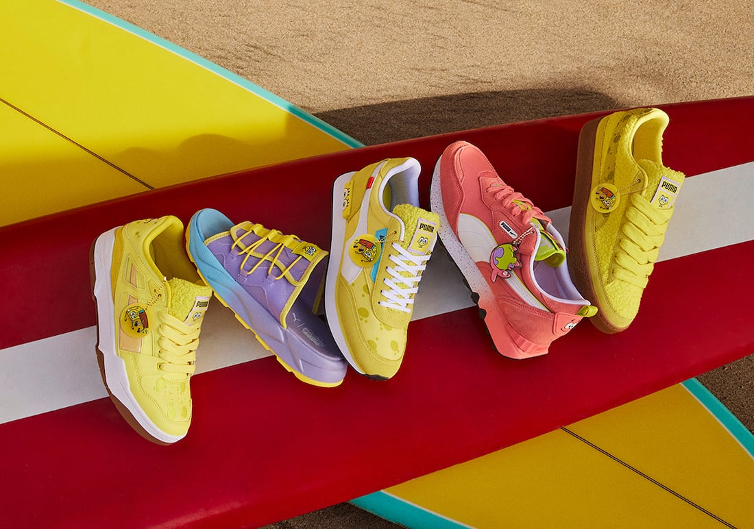 SpongeBob SquarePants x Puma Collection Now Available