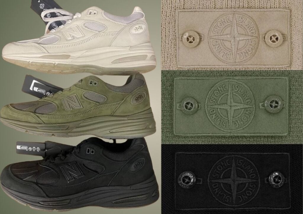 Stone Island New Balance 991v2 Ghost Pack 2024