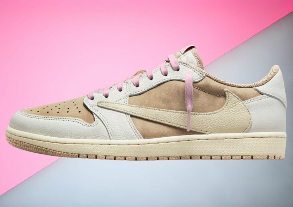 Travis Scott Air Jordan 1 Low OG Sail Shy Pink Muslin DM7866-106 2025