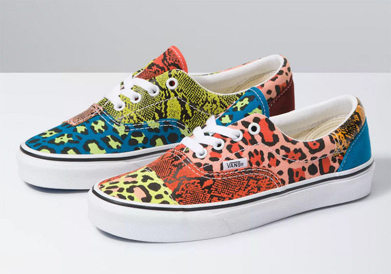 This Vans Patchwork Era Features Leopard and Snakeskin Print