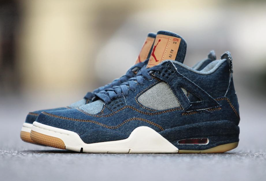 Detailed Look at the Levi’s x Air Jordan 4 ‘Denim’