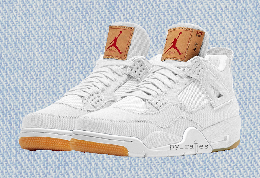 Levi’s x Air Jordan 4 ‘White Denim’ Will Be Very Limited